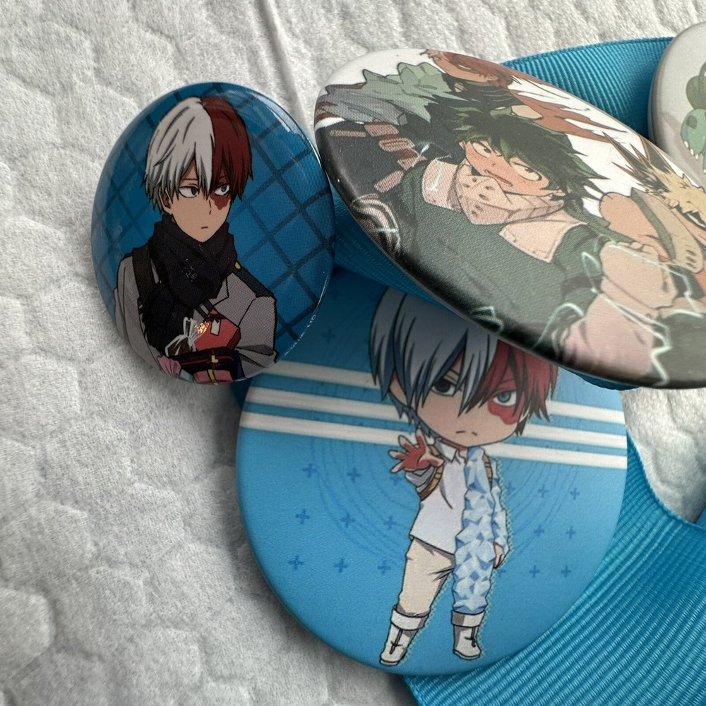 My Hero Academia Anime Pinback Pin Button Lot of 28